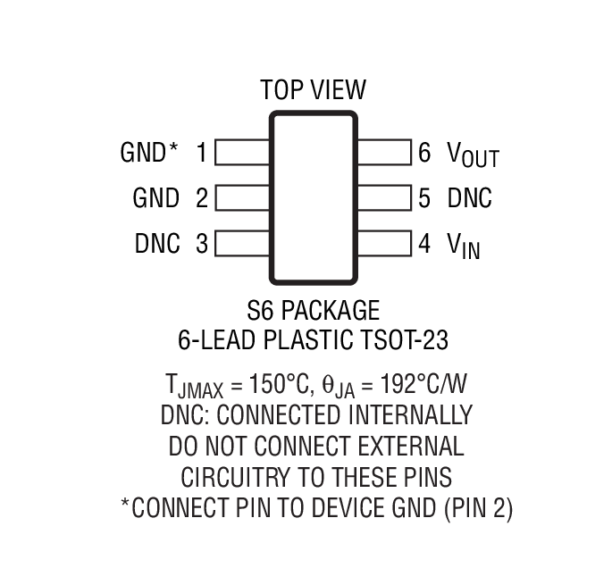 LT6654AMPS6-4.096װͼһ